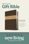 NLT Premium Gift Bible: Brown & Tan, Leatherlike