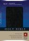NLT Slimline Center Column Reference Bible: Black, Bonded Leather, Thumb Index