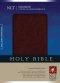 NLT Slimline Center Column Reference Bible: Burgundy, Bonded Leather, Thumb Index