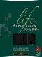 NLT Life Application Study Bible: Black/Sculptured, Imitation Leather
