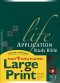 NLT Life Application Study Bible: Hardback, Large Print, Thumb Indexed