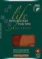 NLT Life Application Study Bible: Brown/Tan, Imitation Leather, Large Print, Thumb Indexed