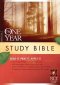 NLT One Year Study Bible: Hardback