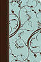 NKJV Woman's Study Bible Personal Size: Chocolate/Light Blue, Leather
