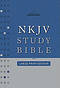 NKJV Study Bible: Black, Bonded Leather, Large Print, Thumb Index