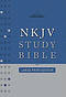 NKJV Study Bible: Burgundy, Bonded Leather, Large Print
