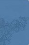 NKJV Gift Bible: Cornflour Blue, Leathersoft