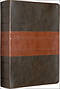 ESV Study Bible: Forest / Tan, Trail Design, TruTone