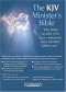 KJV Minister's Bible: Black, Leather
