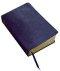 The Message Bible: Navy, Leather