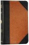 ESV Thinline Bible: Black / Ostrich, Trutone Leather