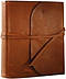 ESV Journaling Bible: Brown, Flap with Strap, Natural Leather