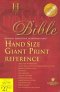 Hcsb Handsize Giant Print Bible Blue