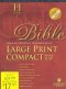 Large Print Compact Bible-Hcsb-Snap Flap