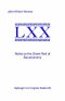 Notes On The Greek Text Of Deuteronomy