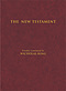 New Testament Presentation Edition : Burgundy, Leatherette