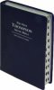 KJV New Thompson Study Bible: Blue with Silver, Genuine Leather, Thumb Index
