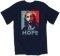 Hope T Shirt: Blue, Medium