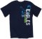 Eagles Wings T Shirt: Blue, Extra Large