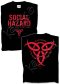 Social Hazard Black T Shirt
