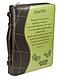 Faith Two Tone Lux Leather Bible Cover: Green, Large