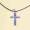 Necklace Cord with glitter cross Pack of 3