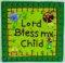Felt scripture magnet Lord bless my child