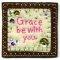 Felt scripture magnets Grace be with you