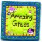 Felt scripture magnet Amazing Grace