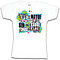 Christ Is The Cure Fitted T Shirt: White, Medium