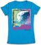 Soul Surfer Fitted T Shirt: Blue, Female Medium