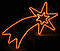 Gold Shooting Star