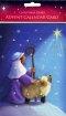 Cute Shepherd and Star Advent Calendar Card