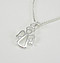 Open Angel Pendant: Silver