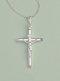 Crucifix Pendant: Silver