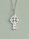 Celtic Cross Pendant: Silver, Small 