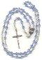 Catholic Rosary: Light Sapphire Swarovski® Crystal