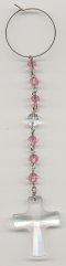 Light Rose  Swarovski� Crystal  Suncatcher