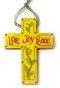 Love Joy Peace Small Wooden Cross