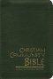 Christian Community Bible: Green, Leather, Thumb Index, with Zip
