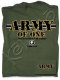 Army of the One T Shirt: Green, Medium