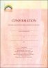 Confirmation Certificate - Peach / Cream Pack of 10