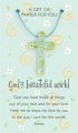 God's Beautiful World Pendant and Prayer Card