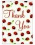 Ladybird Thank You Card - Single