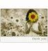 Sunflower Thank You Card - Single