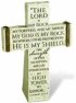 Resin Desktop Cross: The Lord Is My Rock