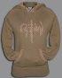 Hoodie Polka Junior Latte Edgy XLarge