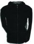 Edgy Stripes Hoodie Black Medium