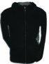 Edgy Stripes Hoodie Black XLarge