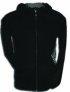 Edgy Stripes Hoodie Black XXLarge